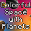 Colorful Space with Planets - Custom Sky logo