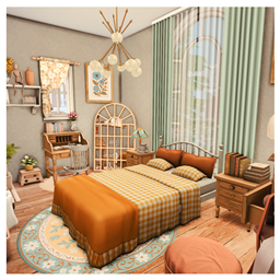 Yellow Cottage Bedroom