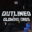 Outlined Glowing Ores logo