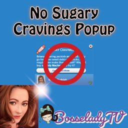 No Sugary Cravings Popup