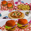Cheeseburgers, Fries & Pizza logo