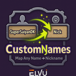 CustomNames_ElvUI logo