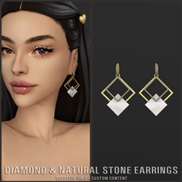 GoldFish Diamond & Natural Stone Earrings logo