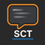 Scrolling Chat Text logo