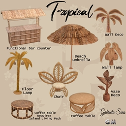 Tropical mini outdoor set_update