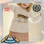 Toddler's Letter Graphic University Longsleeves Sweater logo
