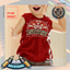 Toddler's Shoulder Rolled Up Sleeves Varsity Shirt logo