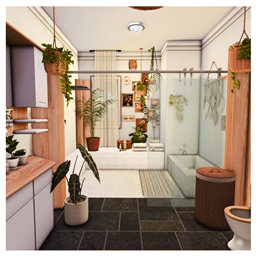 Boho Luxe Bathroom - Gallery - The Sims 4 Rooms / Lots - CurseForge