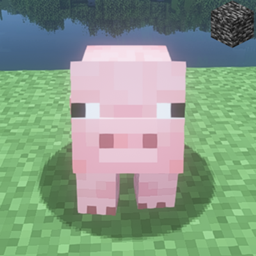Funny mic pig [Bedrock Port] logo