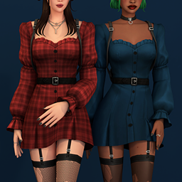Backstage Pass  Collection - Plaid Dress