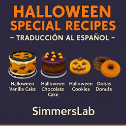 Halloween Special Recipes — Spanish Translation- Halloween Special Recipes — Traducción al Español logo