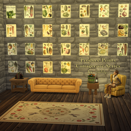 French Country Style Produce Prints - Cottagecore Series project image