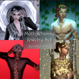Moth Whimsy Jewelry Set project image