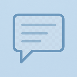 Chat background & outline remover logo