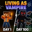 LIVING AS VAMPIRE logo