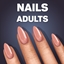 Short Stiletto Shiny Nails logo
