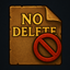 No Delete logo