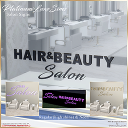 Salon Signs | Regular & Neon logo