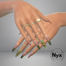 Abstract nails set 59 logo
