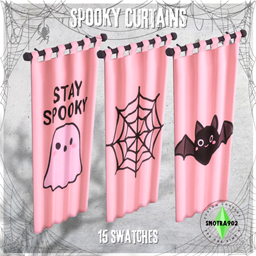 Spooky Girly Curtains logo