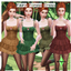 Fairy Forest Dress + Natural Green Stone Necklass logo