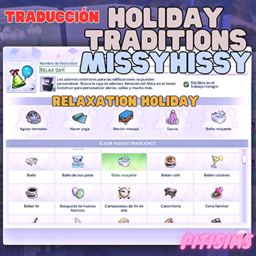 Relaxation Holiday Traditions of MissyHissy TRADUCCIÓN - ES by PITISIMS logo