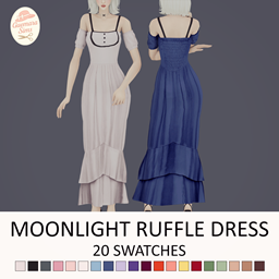 Moonlight Ruffle Dress logo