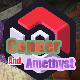 Cobblemon: Copper and Amethyst logo