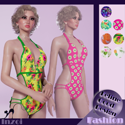 FGD BEACH25 Swimsuit V1 -vivid logo