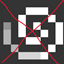 no effets particules logo