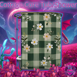 The Cottage Core Tub/Shower logo