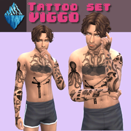 VIGGO tattoo set logo