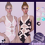 FGD BEACH25 Swimsuit V2 - floral logo