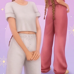 Baggy clothing set — pants & t-shirt logo