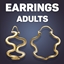 Zavia Wavy Hoop Earrings logo