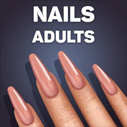 Long Almond Shiny Nails project image