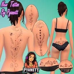 New Tattoo By Pyanett logo