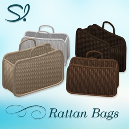 Rattan decor bags 👜