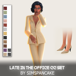 Late in the Office CC Set logo