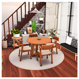 Modern Black Accent Dining Room