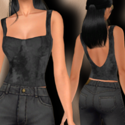 EVERA BACKLESS BLOUSE logo