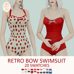 Retro Bow Swimsuit logo