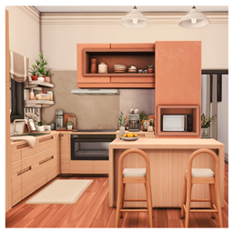Walnut Noir Kitchen