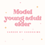 Modeling career♡for young adult-elder logo