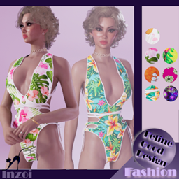 FGD BEACH25 Swimsuit V4 - vivid logo