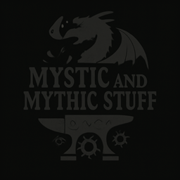 Mystic and Mythic - Dragons/Tech/Adventure/RPG logo