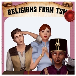 Religions from The Sims Medieval by maplebell Spanish translation