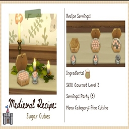 Littlbowbub Sugar Cubes ~ Medieval Recipe / translation spanish by Monisims