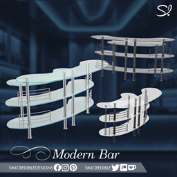 Modern Bar in Glass 🍸