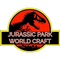 Jurassic park world craft logo